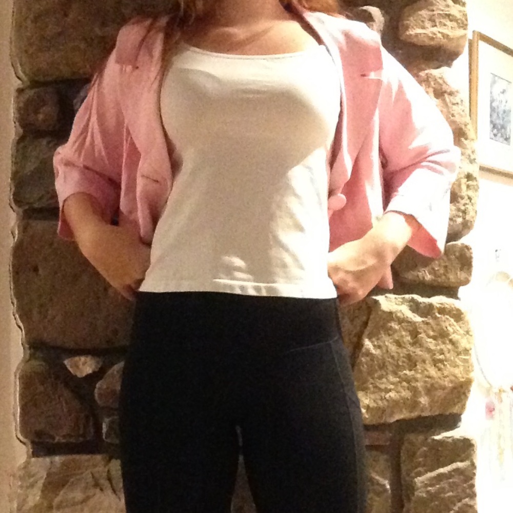 Pink button shirt💕
